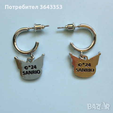 Детски обеци Hello Kitty, снимка 2 - Други - 50911012