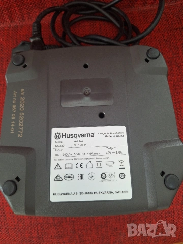 Зарядно husqvarna QC330 42V, снимка 2 - Други инструменти - 53924122