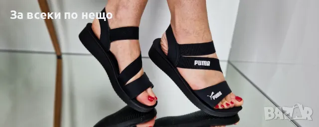 Puma Дамски Черни Сандали Пума Код P616, снимка 2 - Сандали - 50428380