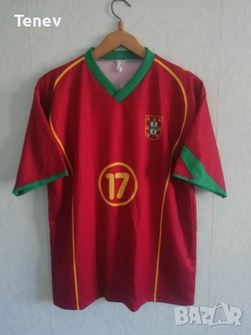 Portugal #17 Cristiano Ronaldo футболна тениска фланелка 2XL Португалия Роналдо , снимка 3 - Тениски - 51772770