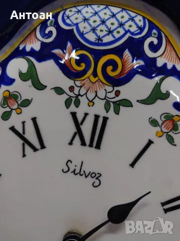 Ръчно изработен керамичен часовник , снимка 5 - Антикварни и старинни предмети - 47973624