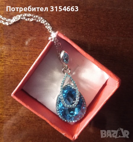 Колие с кристали 