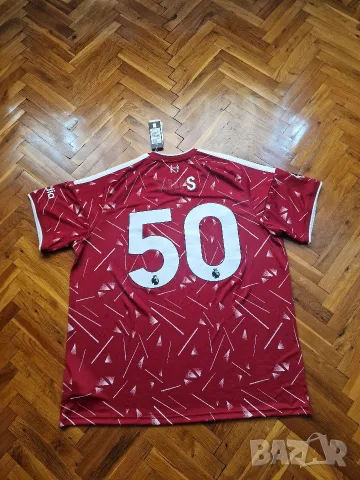 Страхотна мъжка футболна тениска ADIDAS LIVERPOOL 26/ 27 , нова с етикет, размер 2XL, снимка 11 - Тениски - 55984705