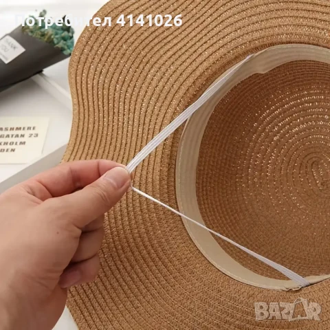 Дамска лятна капела / шапка, снимка 3 - Шапки - 50715184