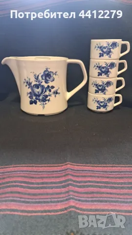 Сервиз за чай, порцелан, Бавария, Германия, снимка 8 - Сервизи - 49912297