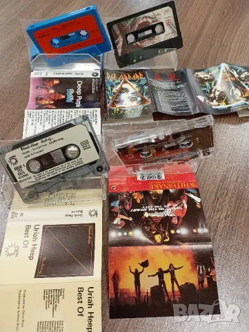 Лот от 7 бр оригинални касети - Deep Purple Uriah Heep Def Leppard Whitesnake Rush Bride, снимка 6 - Аудио касети - 49488745