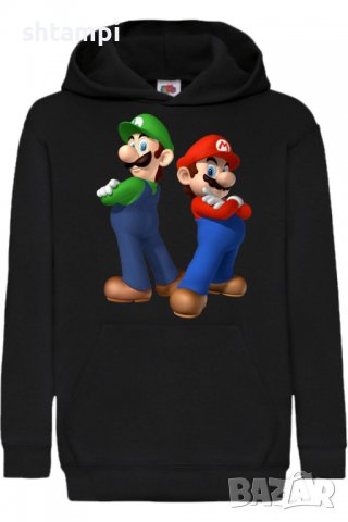 Детски Суитчър/Суитшърт Super Mario 06,Super Mario,Игра,Подарък,Изненада,Забавление,Рожден Ден, снимка 2 - Детски анцузи и суичери - 38365796
