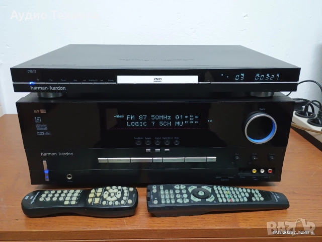 Ресивър (усилвател) harman/kardon AVR 135 + DVD 22 Перфектни! , снимка 2 - Ресийвъри, усилватели, смесителни пултове - 52855846