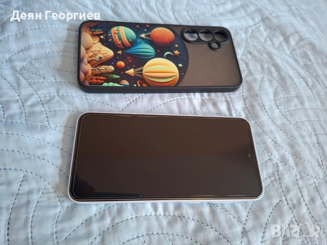 Продавам Samsung A35 6GB, 128GB, 5G ICEBLUE с гаранция