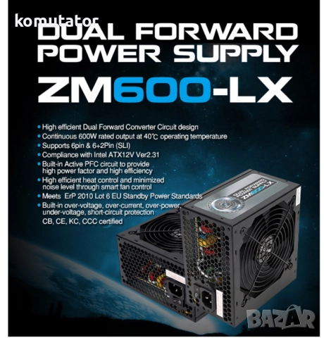 захранване PSU Zalman ZM600-LX