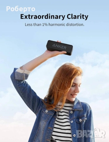 Anker SoundCore Bluetooth колонка, снимка 4 - Bluetooth тонколони - 52955280