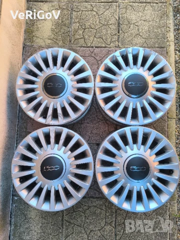 Лети Джанти Фиат 500 - 15'/4x98 6J ET35 58.1/Оригинални!, снимка 3 - Гуми и джанти - 51311702