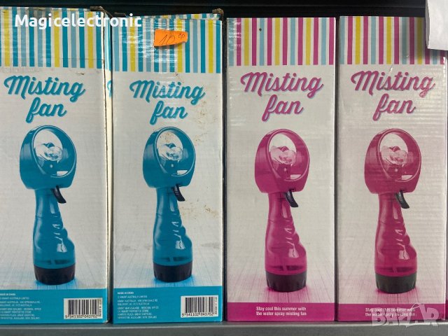 Преносим вентилатор със спрей за водна пара, снимка 1