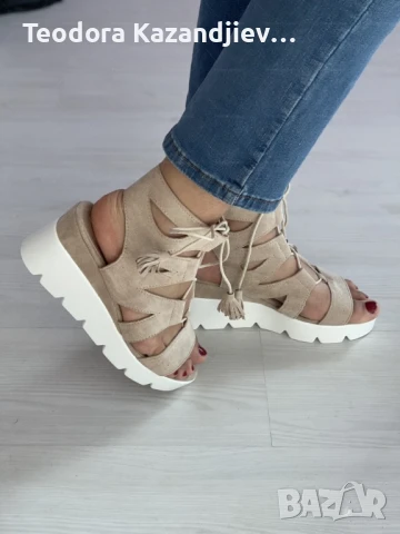 РАЗПРОДАЖБА ❗Спортно-елегантни дамски сандали за свеж и стилен облик подходящи за всяка обстановка, снимка 1