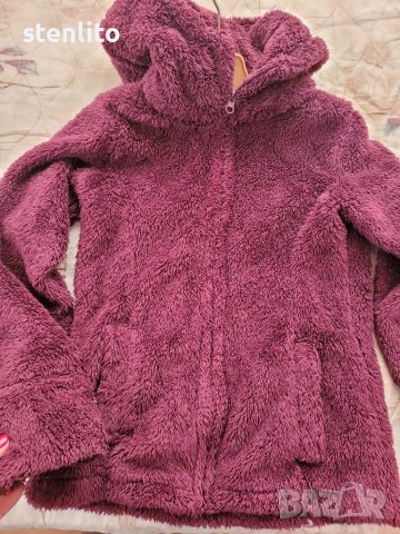 Пухен суитчър с качулка с уши р-р 146/152, снимка 8 - Детски анцузи и суичери - 49335726