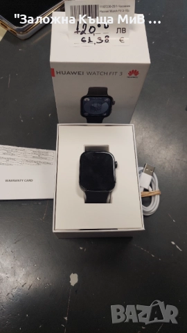 Huawei watch fit 3, снимка 3 - Смарт часовници - 52665311