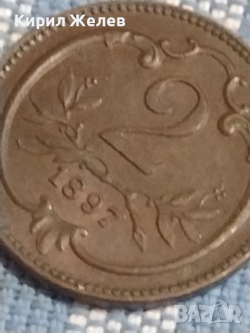 Две монети 2 хелера 1897г. / 2 хелера 1902г. Австрия уникати за КОЛЕКЦИОНЕРИ 31783, снимка 10 - Нумизматика и бонистика - 44319142