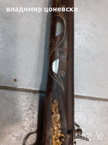 Стара красива кремъчна пушка,пищов,пистолет,оръжие, снимка 7 - Колекции - 42703588