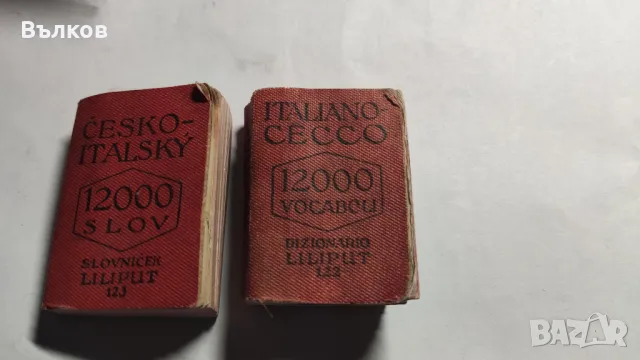 Мини речници Чех-Италия,Итал-Чех