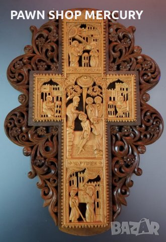 Продавам кръст,уникална изработка от дърворезба, снимка 2 - Икони - 30343197