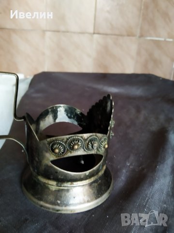 пет стари посребрени метални стакана, снимка 5 - Антикварни и старинни предмети - 29580260