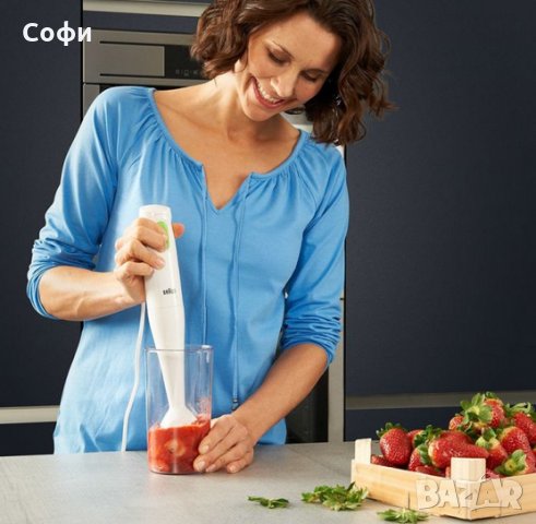 Пасатор Braun MQ100, 450 W, Бял, снимка 5 - Миксери - 32199707