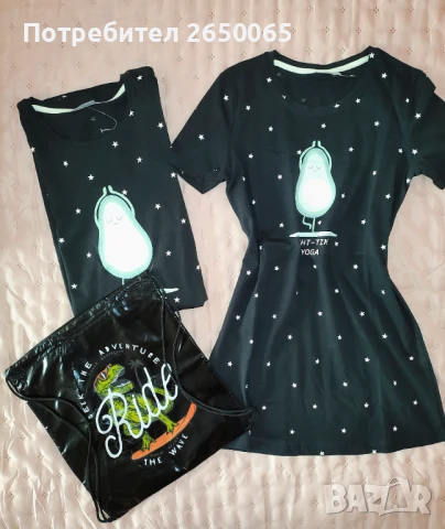 Комплект роклички за мама и дъщеря с раничка! Дамска С/М и детска 7/8г., снимка 3 - Рокли - 51211385