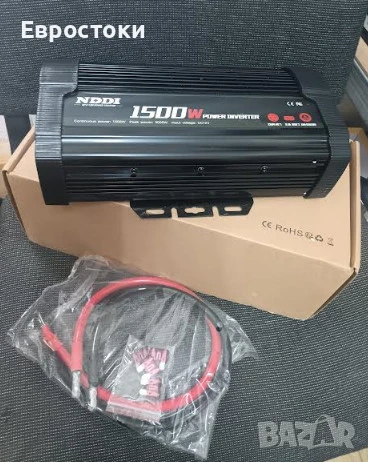Инвертор NDDI POWER 1500 W преобразувател на напрежение 12 V към 230 V, 3.1 A двоен USB порт, снимка 7 - Аксесоари и консумативи - 50586791