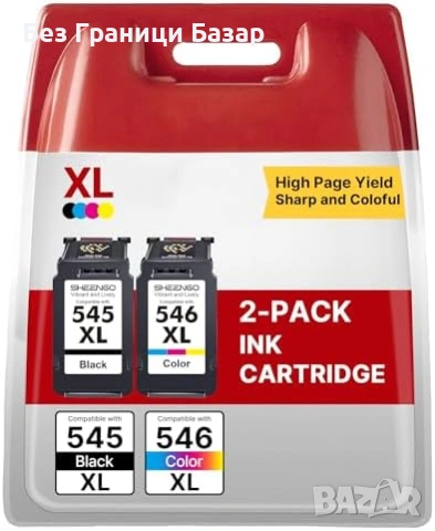 Нови Мастилени Касети Canon 545XL 546XL TS3150 TR4550 MG3050 XL принтер