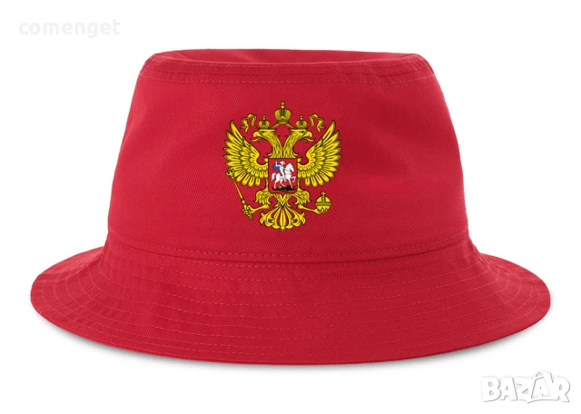 НОВО! Шапки, тип bucket hat РУСИЯ / РОССИЯ! Четири цвята., снимка 3 - Шапки - 37175905