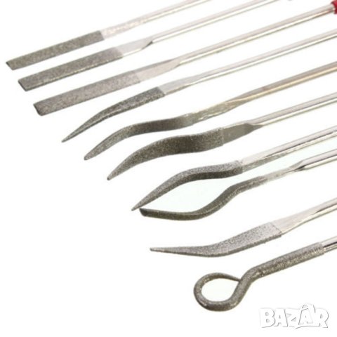 10бр мини диамантени пили, снимка 2 - Диамантени и режещи инструменти - 44457455