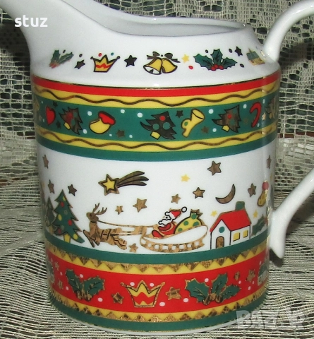 Порцеланови кани с коледни мотиви, нови, снимка 10 - Аксесоари за кухня - 52589379