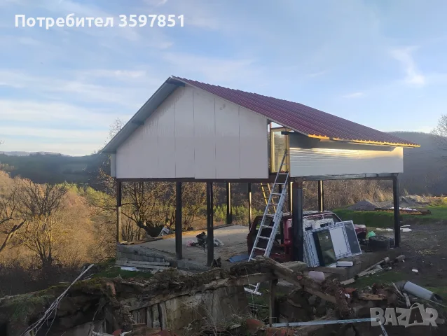 НОВА КЪЩА 120 кв.м с 472 кв.м двор | Ток и ВиК | Махала Бодят, снимка 5 - Апартаменти - 55854185