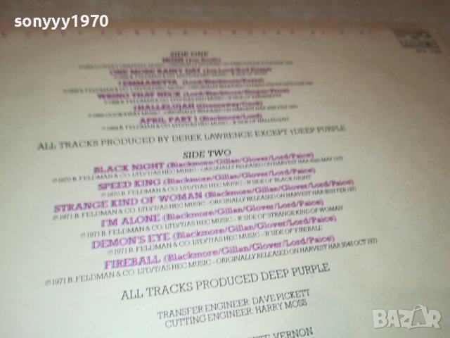 SOLD OUT-ПОРЪЧАНА-THE DEEP PURPLE-ПЛОЧА 1109231029, снимка 9 - Грамофонни плочи - 42149353
