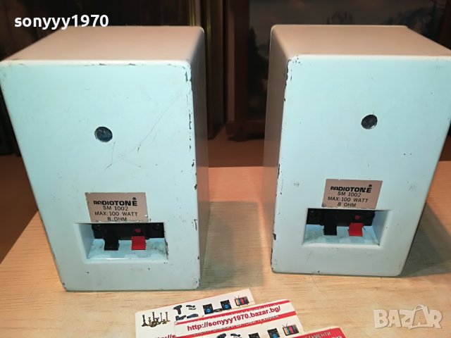 RADIOTONE SM1002 100WATT/8ohm X2 ВНОС-SWISS L2510221331, снимка 11 - Тонколони - 38447466