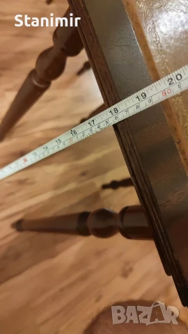 Помощни масички с кожа, снимка 11 - Маси - 49007406