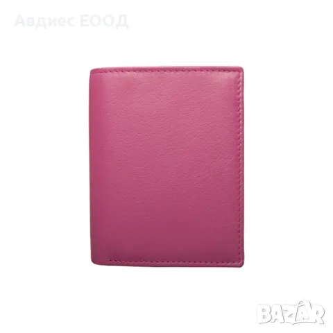 Лилаво портмоне естествена кожа, снимка 2 - Портфейли, портмонета - 48704689