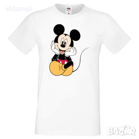 Мъжка тениска Mickey Mouse 3 Подарък,Изненада,Рожден ден, снимка 9 - Тениски - 36576280