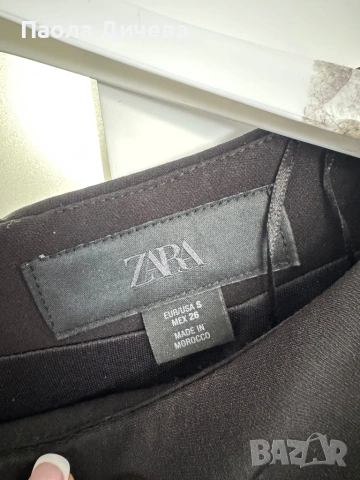 Черна рокля Zara, снимка 3 - Рокли - 54225479