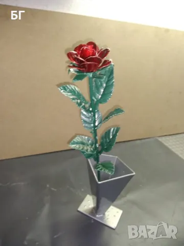 Роза от метал и може изработка по ваш избор!, снимка 3 - Декорация за дома - 48105939