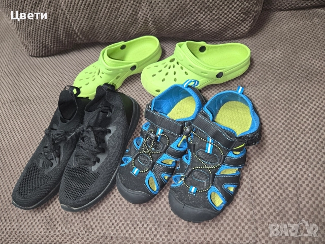 Лот 36 номер , тричифта маратонки, сандали и чехли, снимка 12 - Детски сандали и чехли - 52930164