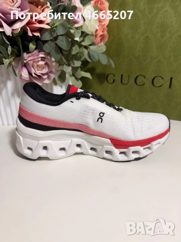 On Cloudmonster 2 Ivory/Red, снимка 3 - Маратонки - 52595478