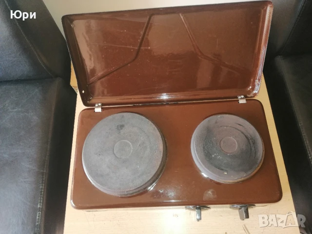 Продавам български двоен котлон с капак 2000W, снимка 2 - Котлони - 51429165