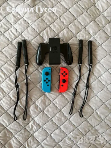 Nintendo Switch + допълнителени контролери + игри + аксесоари, снимка 4 - Nintendo конзоли - 55709831