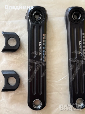 ROTOR Kapic алуминиеви курбели 175 мм 12 скорости + 2х плочи овални 30 и 34 зъбни