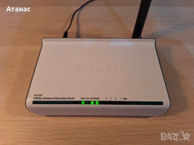 Рутер Tenda W316R N150 Wireless, снимка 4 - Рутери - 54009993