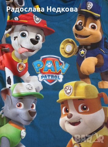 Блуза Пес Патрул/тъмно синя/ - 92 см., снимка 2 - Бебешки блузки - 30428362