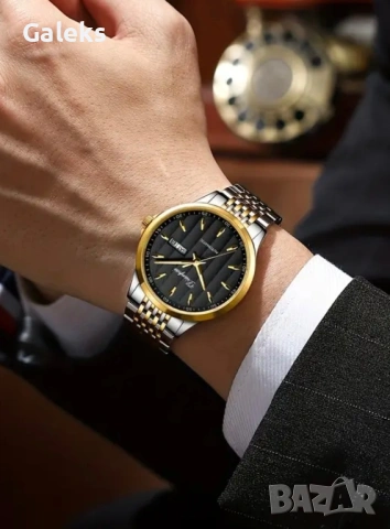 Мъжки Аристократичен бизнес часовник Dianpai* автоматик! , снимка 7 - Мъжки - 53049932