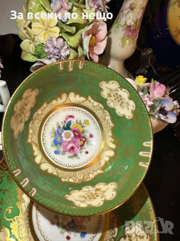 Crown Staffordshire England - Circa 1930 Pattern A 13460 Код P1648, снимка 5 - Сервизи - 52932842