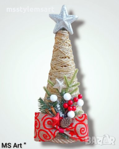 Декоративна Коледна елха " Коледна декорация", снимка 2 - Декорация за дома - 38753890